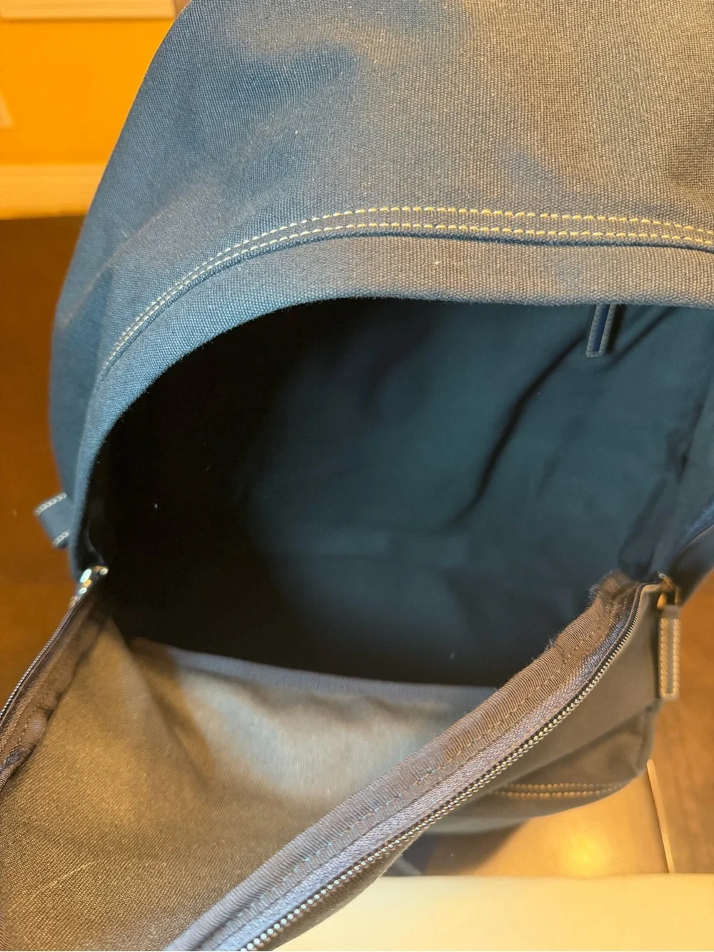 New Authentic Gucci Logo Black Canvas Backpack